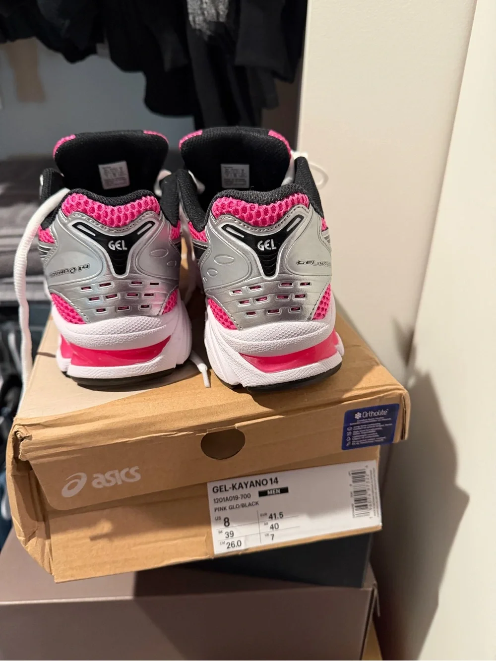 ASICS Pink and Silver Running Sneakers (Brand New) - Picture 3 of 4